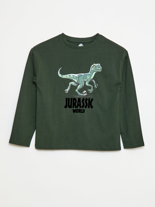 T-shirt a maniche lunghe 'Jurassic World' - Kiabi
