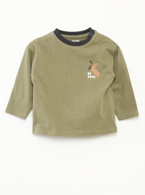 T-shirt a maniche lunghe - Kiabi