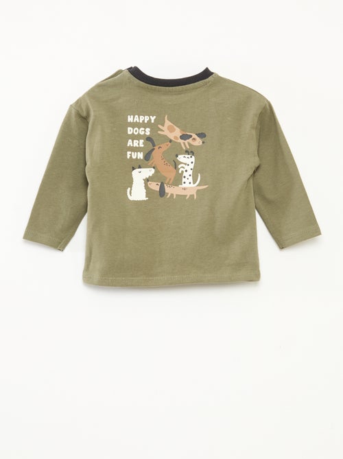 T-shirt a maniche lunghe - Kiabi