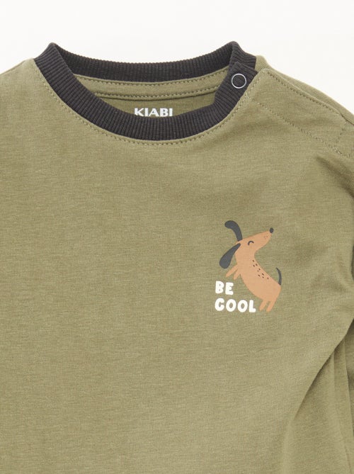 T-shirt a maniche lunghe - Kiabi
