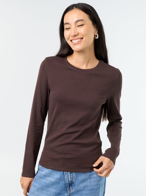 T-shirt a maniche lunghe - Kiabi T-shirt a maniche lunghe - Kiabi