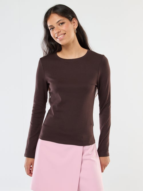 T-shirt a maniche lunghe - Kiabi