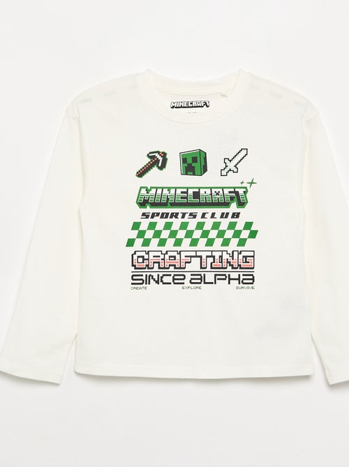 T-shirt a maniche lunghe 'Minecraft' - Kiabi T-shirt a maniche lunghe 'Minecraft' - Kiabi