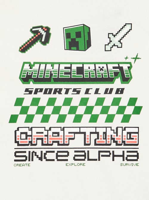 T-shirt a maniche lunghe 'Minecraft' - Kiabi T-shirt a maniche lunghe 'Minecraft' - Kiabi