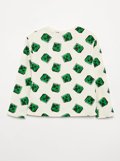 T-shirt a maniche lunghe 'Minecraft' - Kiabi T-shirt a maniche lunghe 'Minecraft' - Kiabi