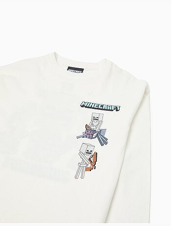 T-shirt a maniche lunghe 'Minecraft', MO Fashion