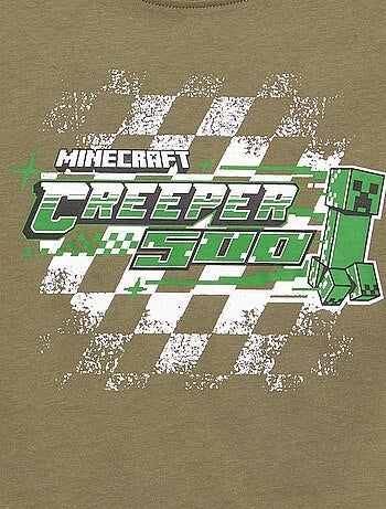 T-shirt a maniche lunghe 'Minecraft'