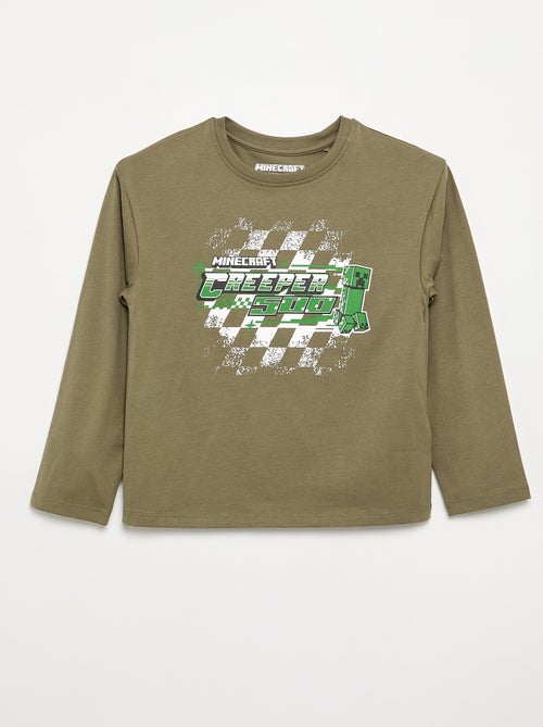 T-shirt a maniche lunghe 'Minecraft' - Kiabi T-shirt a maniche lunghe 'Minecraft' - Kiabi