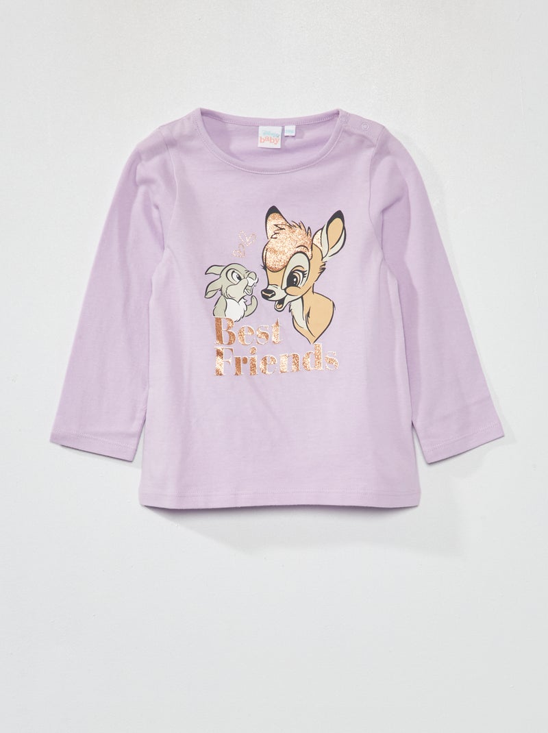 T-shirt a maniche lunghe 'Minnie' VIOLA - Kiabi