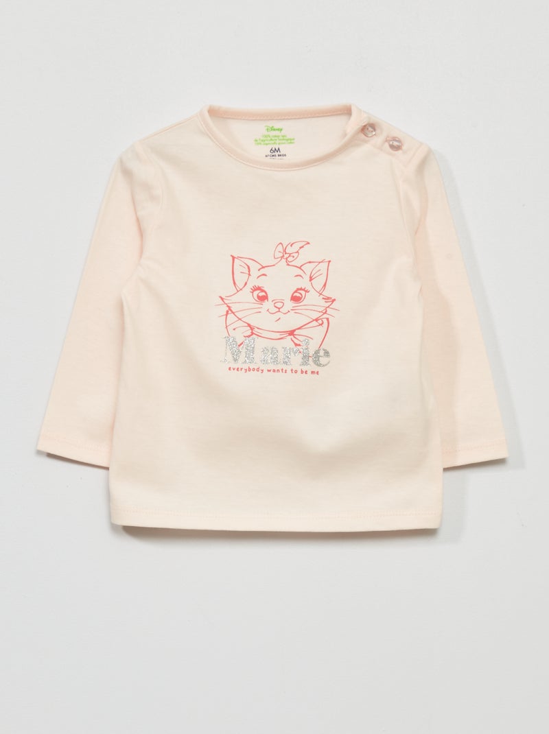 T-shirt a maniche lunghe 'Minou' ROSA - Kiabi