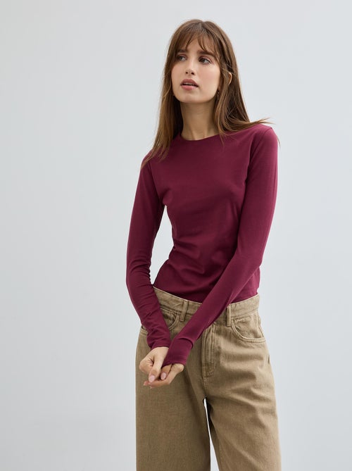 T-shirt a maniche lunghe, MO Fashion - Kiabi