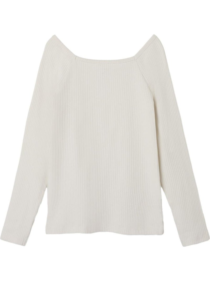 T-shirt a maniche lunghe Name it per ragazza Bianco - Kiabi
