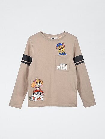 T-shirt a maniche lunghe 'Paw Patrol' in cotone