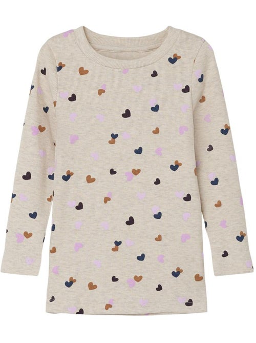 T-shirt a Maniche Lunghe per Bambina Name it - Kiabi