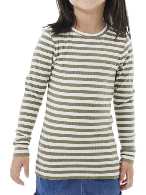 T-shirt a Maniche Lunghe per Bambina Name It - Kiabi
