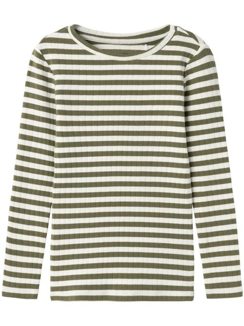 T-shirt a Maniche Lunghe per Bambina Name It - Kiabi