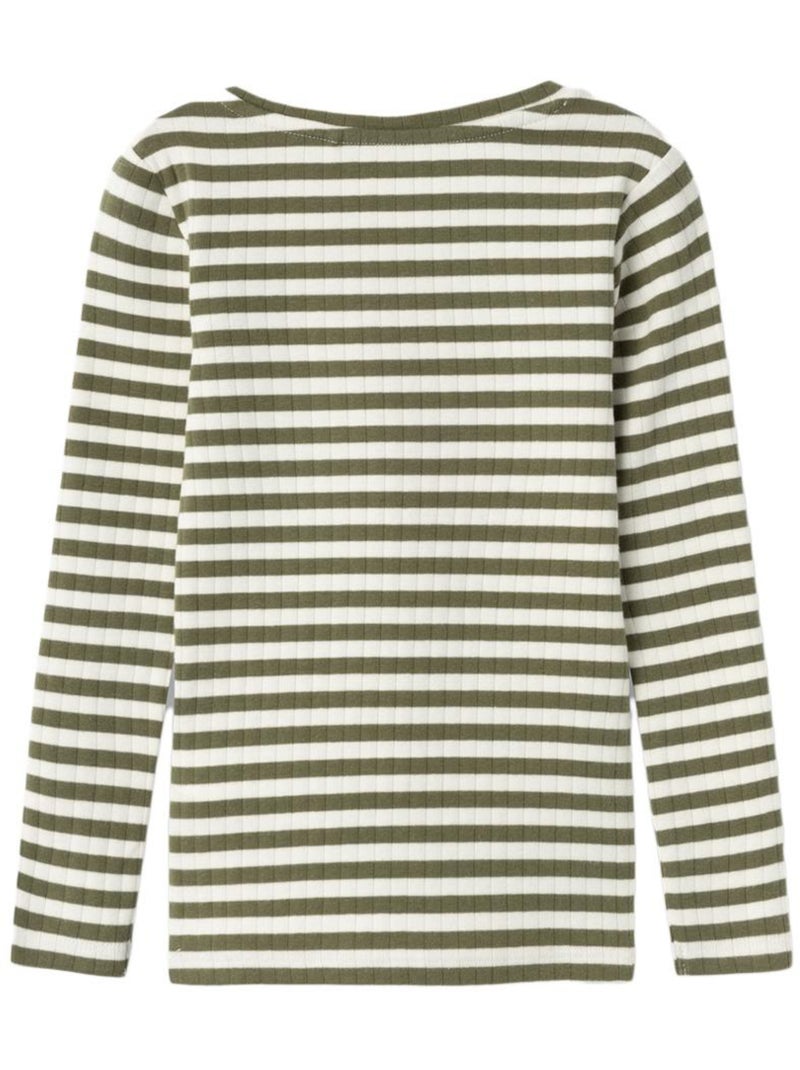 T-shirt a Maniche Lunghe per Bambina Name It Verde - Kiabi