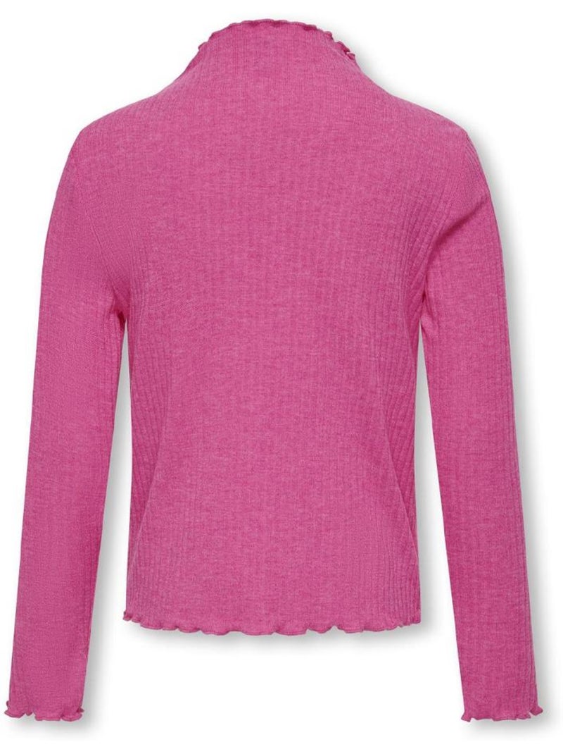 T-shirt a maniche lunghe per bambina only kids Rosa - Kiabi