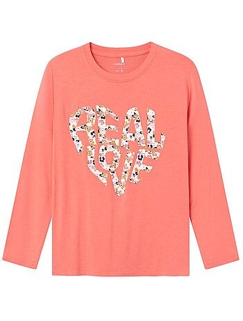 T-shirt a Maniche Lunghe per Ragazza Name it