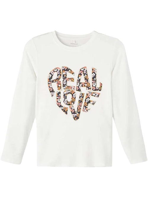 T-shirt a Maniche Lunghe per Ragazza Name it - Kiabi T-shirt a Maniche Lunghe per Ragazza Name it - Kiabi