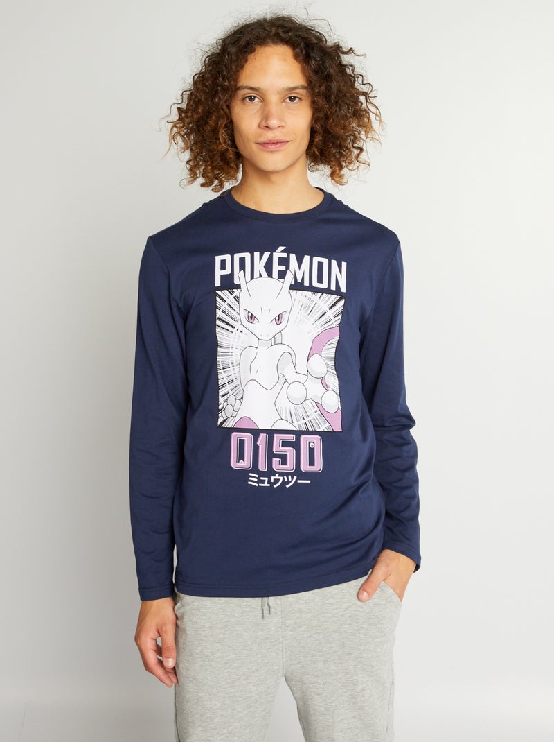 T-shirt a maniche lunghe 'Pokemon' GRIGIO - Kiabi