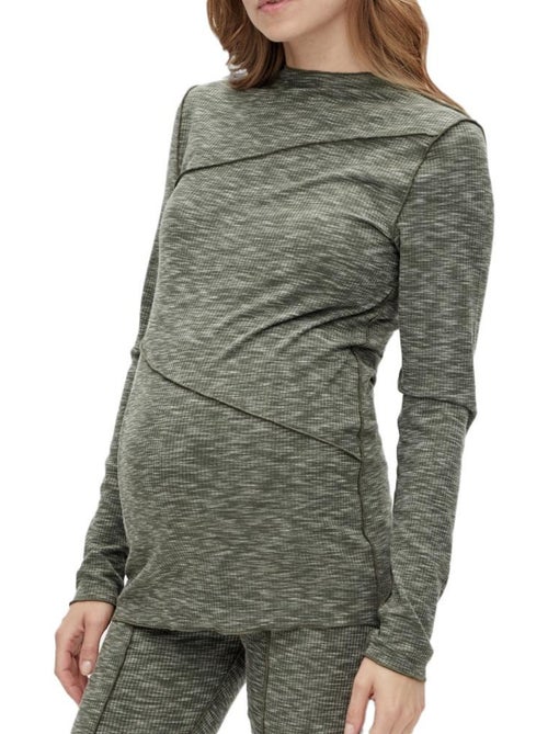 T-shirt a Maniche Lunghe Premaman Donna Mamalicious - Kiabi