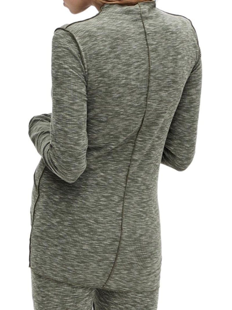 T-shirt a Maniche Lunghe Premaman Donna Mamalicious Grigio argentato - Kiabi
