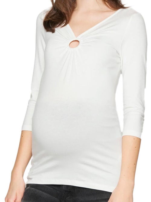 T-Shirt a Maniche Lunghe Premaman Mamalicious - Kiabi T-Shirt a Maniche Lunghe Premaman Mamalicious - Kiabi
