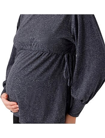 T-shirt a maniche lunghe premaman Mamalicious da donna,