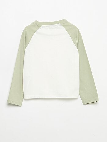 T-shirt a maniche lunghe raglan