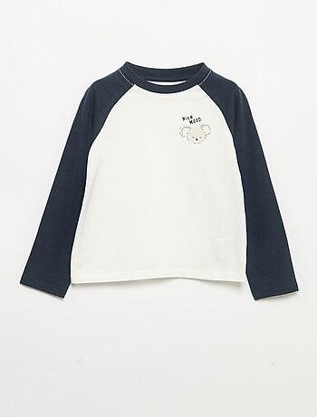 T-shirt a maniche lunghe raglan