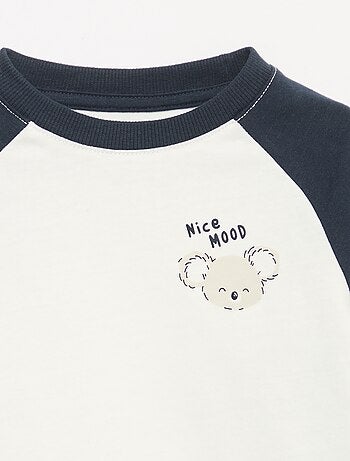 T-shirt a maniche lunghe raglan