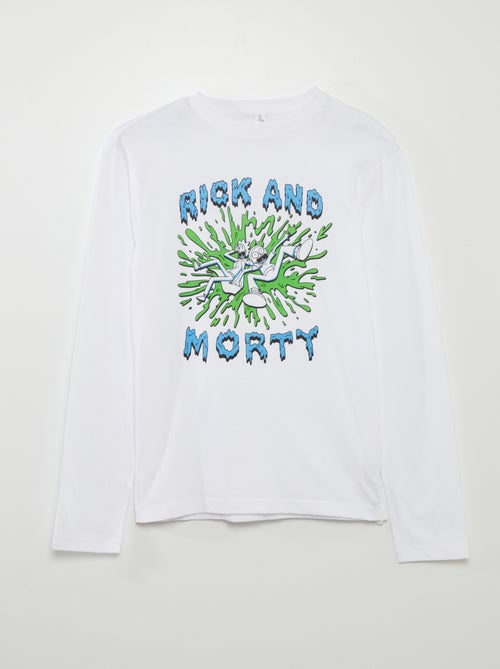 T-shirt a maniche lunghe 'Rick & Morty' - Kiabi