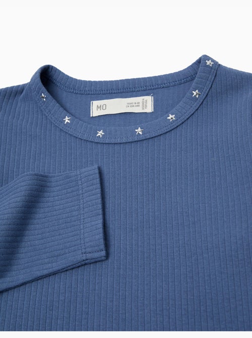 T-shirt a maniche lunghe ritagliate, MO Fashion - Kiabi