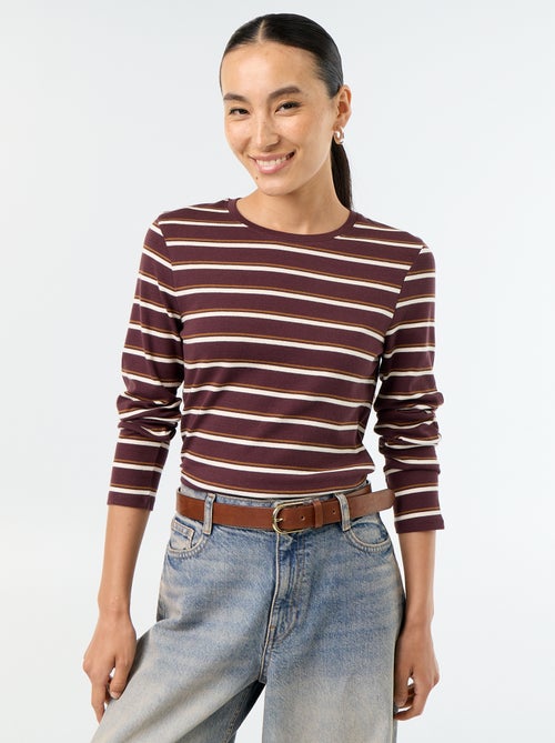 T-shirt a maniche lunghe - Kiabi T-shirt a maniche lunghe - Kiabi
