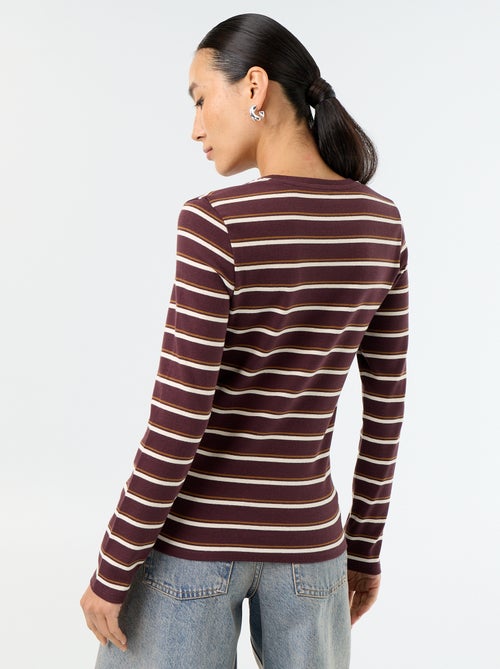 T-shirt a maniche lunghe - Kiabi T-shirt a maniche lunghe - Kiabi
