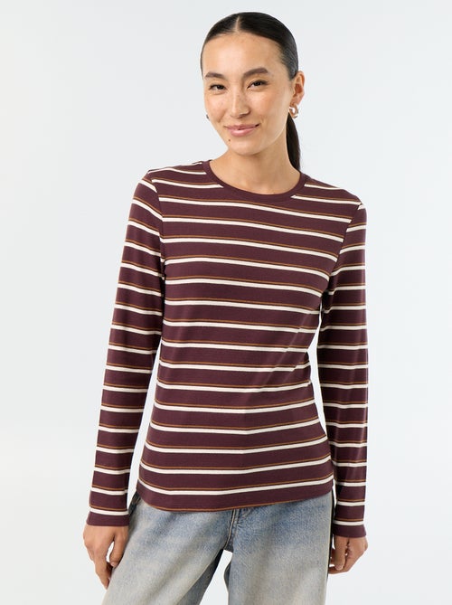 T-shirt a maniche lunghe - Kiabi T-shirt a maniche lunghe - Kiabi