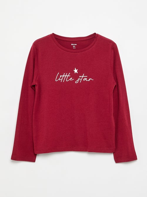 T-shirt a maniche lunghe - Kiabi T-shirt a maniche lunghe - Kiabi