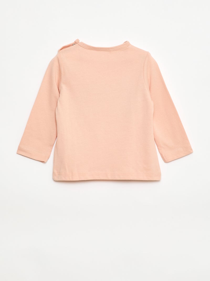 T-shirt a maniche lunghe 'Snoopy' Rosa - Kiabi