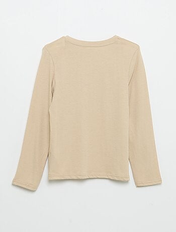 T-shirt a maniche lunghe stampata
