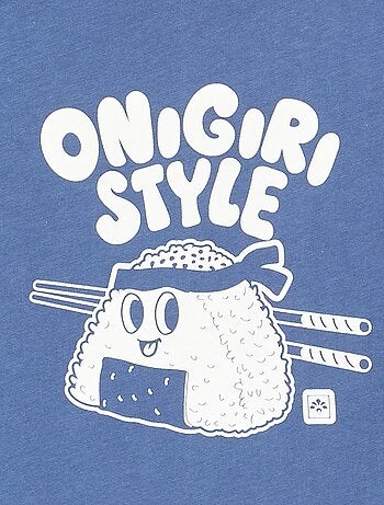 T-shirt a maniche lunghe stampata