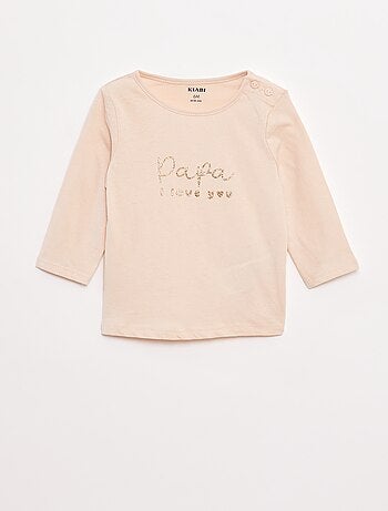 T-shirt a maniche lunghe stampato