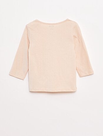 T-shirt a maniche lunghe stampato