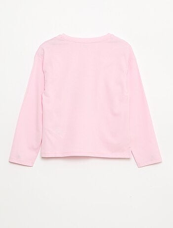 T-shirt a maniche lunghe stampato