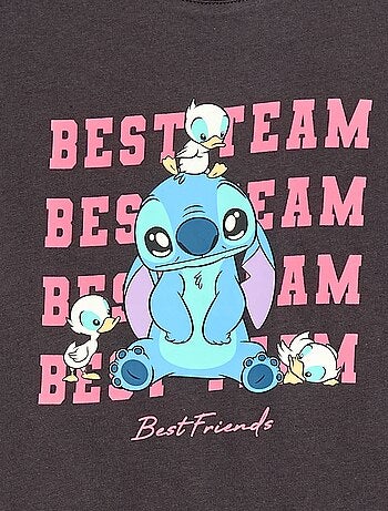 T-shirt a maniche lunghe 'Stitch'
