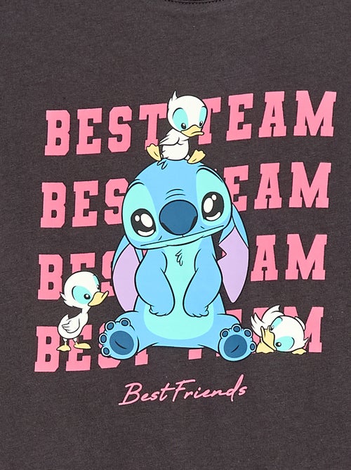 T-shirt a maniche lunghe 'Stitch' - Kiabi