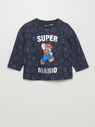T-shirt a maniche lunghe 'Super Mario'
