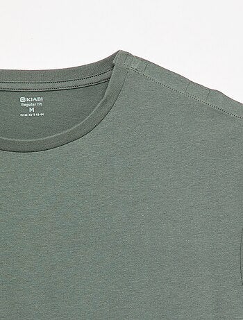 T-shirt a maniche lunghe tinta unita - collezione facile da indossare