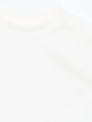 T-shirt a maniche lunghe tinta unita