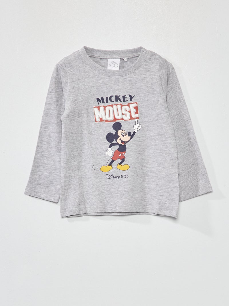 T-shirt a maniche lunghe 'Topolino' GRIGIO - Kiabi
